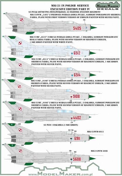 Mikoyan MiG21 in Polish service Exclusive edition Part 4 MMD-72153