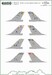 Belgian F16 Squadron markings Insignias and Stencils Generic Set MMD-72175