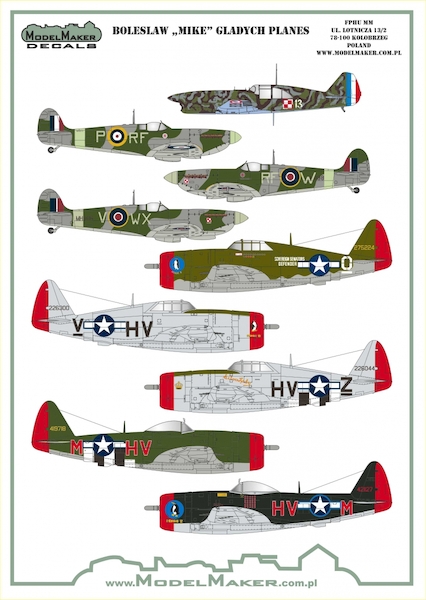 Boleslav 'Mike' Gladych planes MMD-72182