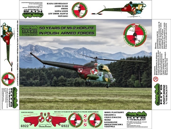 Mil Mi2 Hoplite (50 years of Mi2 in Polish Armed forces) MMD-72184
