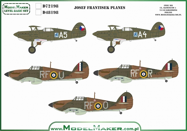 Jose Frantisek Planes (Avia B534, Hurricane)  MMD-72198