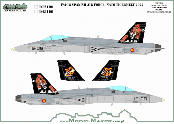 Spanish EF/A18 Hornet (NATO Tiger Meet 2022) MMD-72199