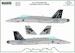 F/A18A Hornet "Panthers" Swiss AF with Generic set (for ACADEMY KIT) MMD-72207