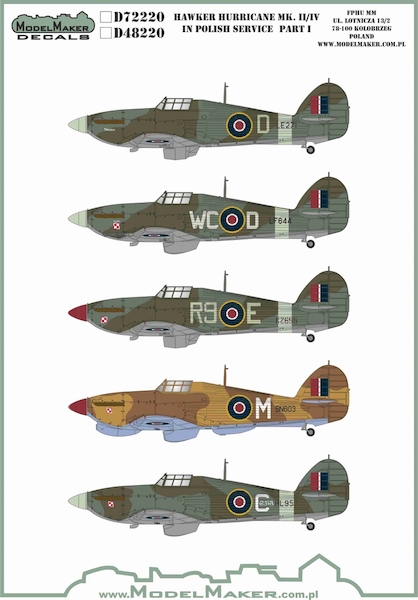 Hawker Hurricane MKI in Polish Service Part 1 MMD-72219