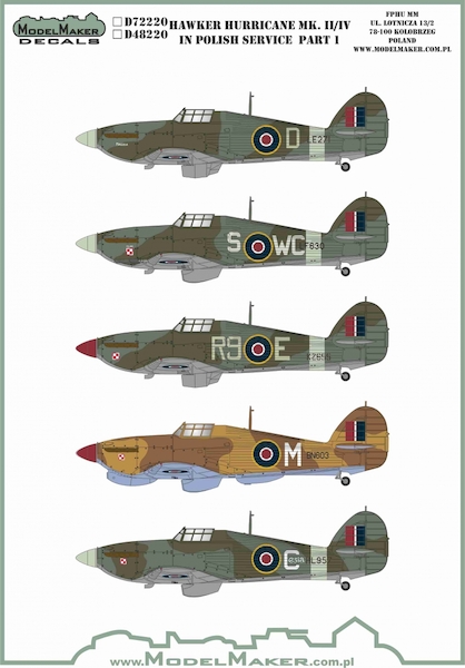 Hawker Hurricane MKII.IV in Polish Service Part 1 MMD-72220