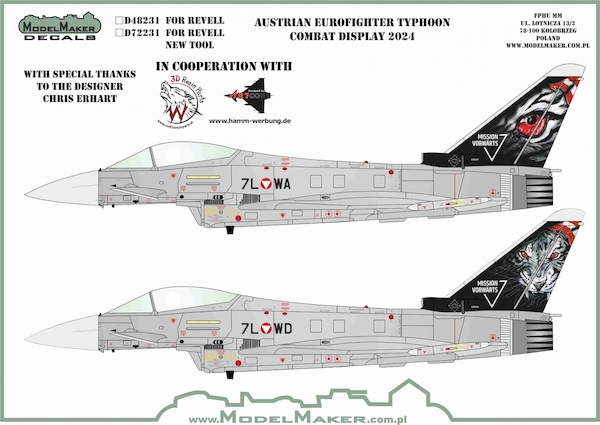 Austrian Eurofighter Typhoon -Combat display 2024  MMD-72231