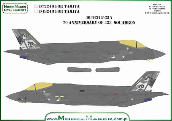 F-35A Lightning II (70th Ann. of 323 Squadron Klu) MMD-72246