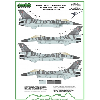 F16C Fighting Falcon (Polish AF NATO Tiger meet 2015, Tiger demo team) MMD-D48061