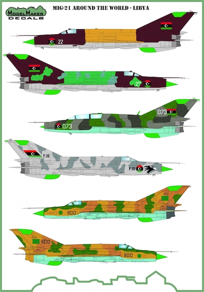 Mikoyan MiG21 around the world - Libya MMD-M32110