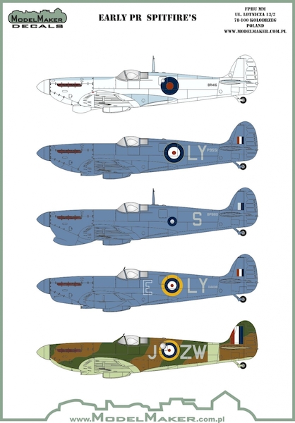 Early PR Spitfires MMD-M32132