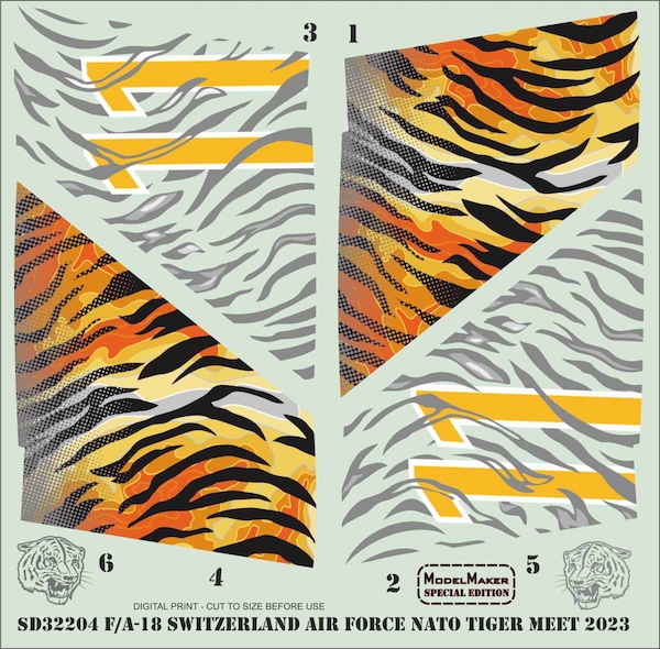 F/A18C Swiss Air Force Nato Tiger meet 2023 (Academy) MMD-SD32204
