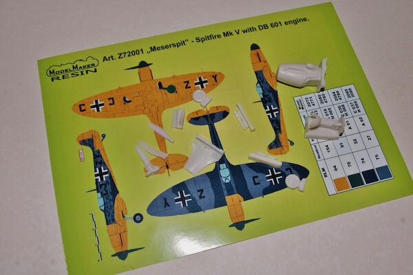 Messerspit Spitfire MKV with DB601 engine (Airfix) MMD-z72001