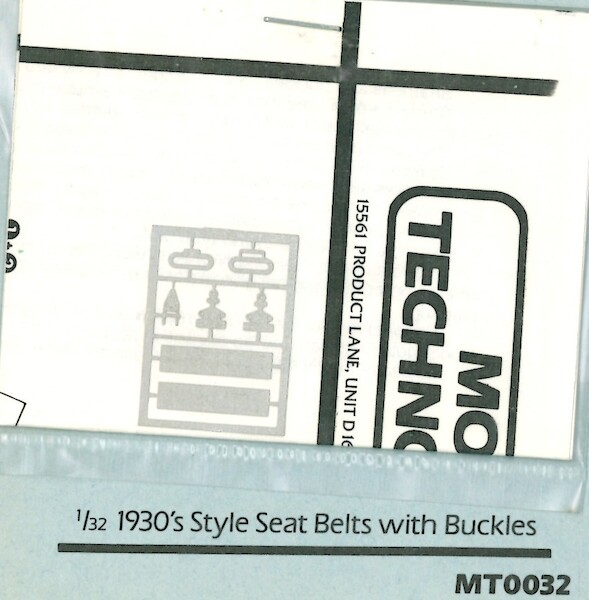 1930`s Style Seatbelt with Buckles MT0032