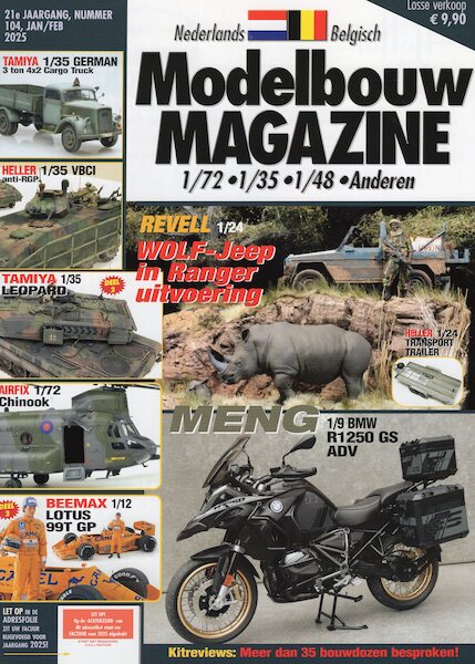 Modelbouwmagazine No 104 JAN/FEB 2025  MODELBOUW 104