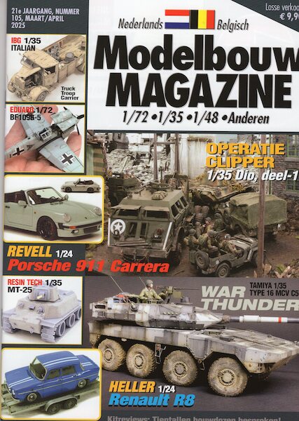 Modelbouwmagazine No 105 MAART/APRIL  MODELBOUW 105