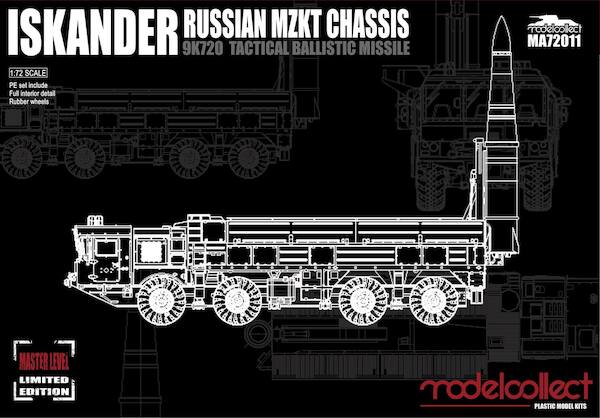 Iskandar Russian MZKT Chassis with 9K720 Tactical ballistic Missile MA72011