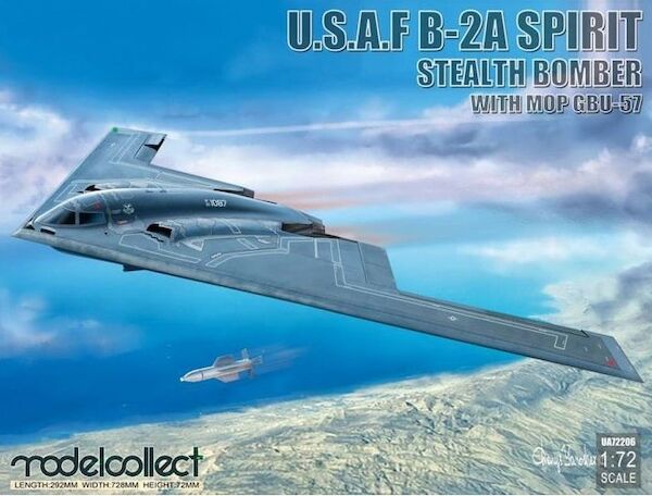 B2A Spirit (USAF Stealth Bomber) with MOP GBU57 UA72206