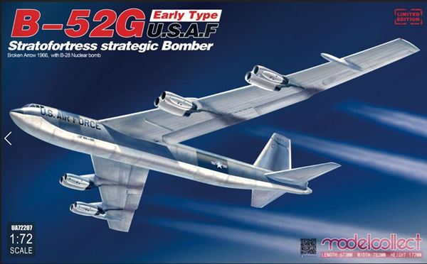 Boeing B52G Stratofortress Early Type (Broken Arrow 1966 with B28 Nuclear bomb UA72207
