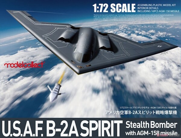 B2A Spirit (USAF Stealth Bomber) with AGM-158 Missiles UA72214