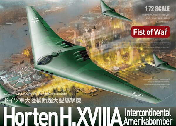 Horten H.XVIIIa Intercontinental Amerika bomber  With full range of weapons  UA72221