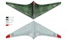 Horten H.XVIIIa Intercontinental Amerika bomber  With full range of weapons  UA72221