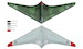 Horten H.XVIIIa Intercontinental Amerika bomber  With full range of weapons  UA72221