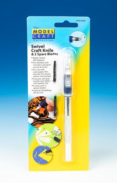 Swivel Craft Knife & 2 Spare Blades PKN4200
