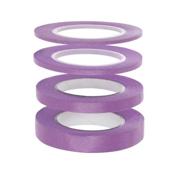 Lo-Tack Precision masking tape set 1mm, 2mm, 3mm and 6mm x 18m PMA5000/4