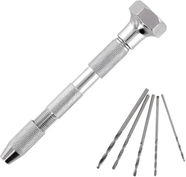 Pin vice double ended swivel top & 5 drills PPV2237/D
