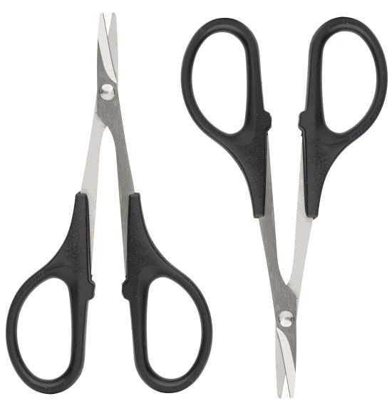 Curved and Straight Plastic Scissors  PSC2140