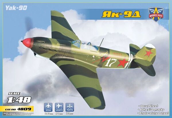 Yakovlev Yak9D Soviet WWII fighter 48-09