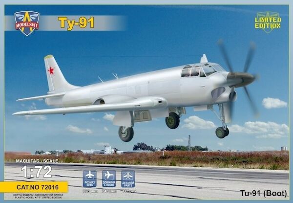 Tupolev Tu91 'Boot" (Revised with new wing!) 72016A