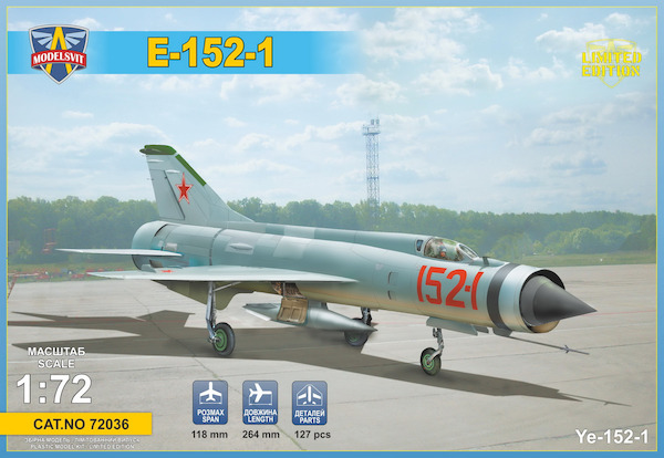 Mikoyan Ye152-1 Experimental supersonic interceptor  72036