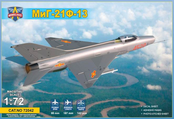 Mikoyan MiG21F-13 Soviet supersonic fighter  72042