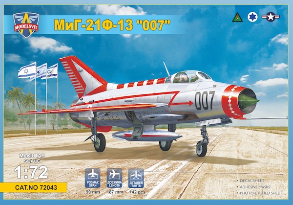 Mikoyan MiG21F-13 "007"Soviet supersonic fighter 72043