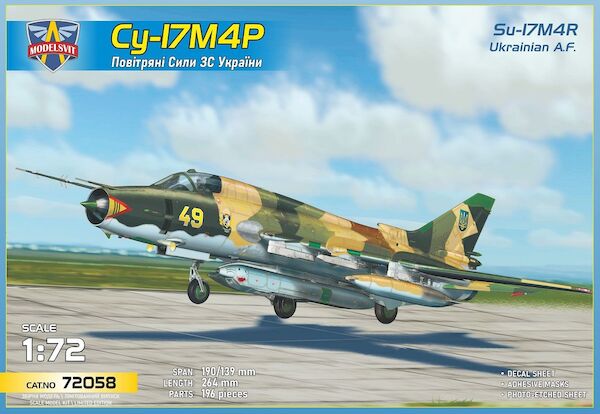 Sukhoi Su-17M4R recconaisance fighter-bomber 72058