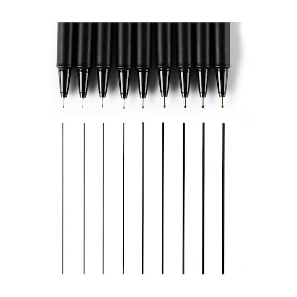 Molotow Blackliner Set 2 (0,3mm, 0,5mm, 0,7mm, 1,0mm) 200-487