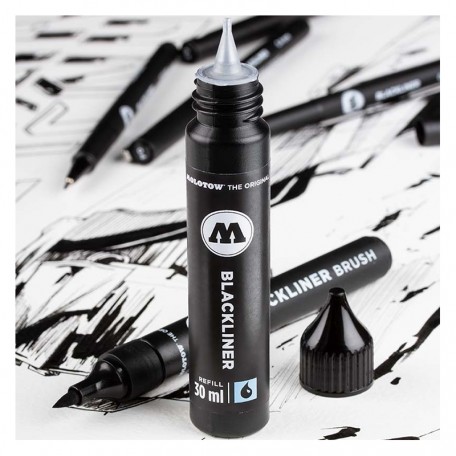 Molotow Blackliner Brush with Refill (30ml) 200-508