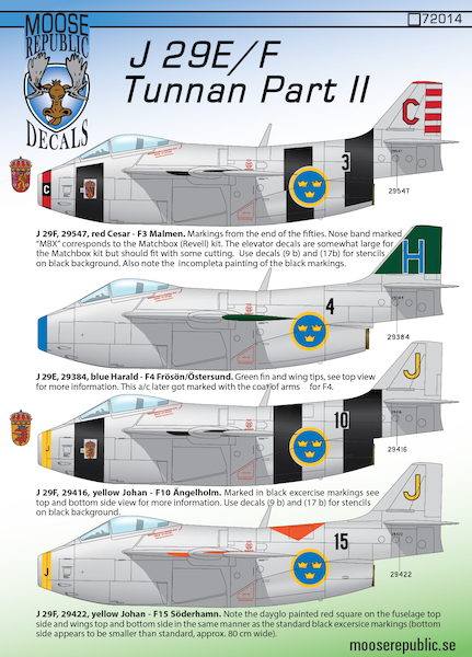 SAAB J29E/F Tunnan part 2  72014