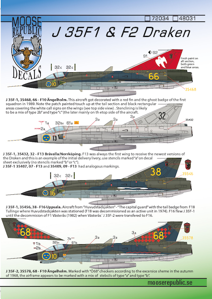 Saab J35F Draken  72034