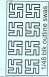 Luftwaffe Black Outline fighter Swastika`s (8) ARANID D4862