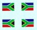SA Flag New Version for Oryx & alouette "Bathmat" SAAF BATHMAT FL