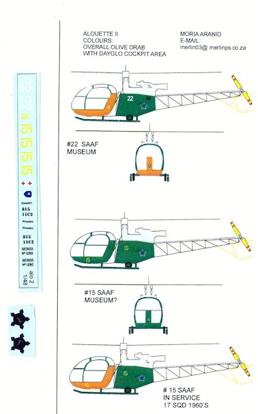 Alouette II (SAAF) ARANID D4866