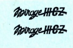Mirage IIICZ Logo Decal (SAAF) ARANID D7220