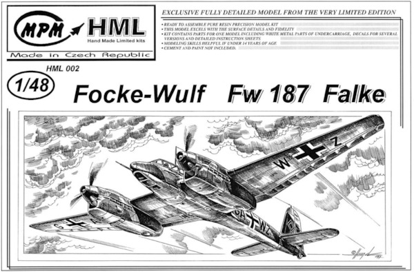 Focke Wulf FW187 Falke (REISSUE) HML002