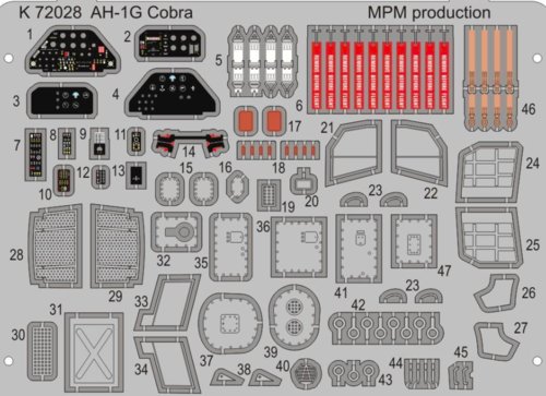 Bell AH1G Cobra Detail set MPM-K72028