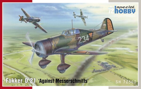 Fokker D21 'Against Messerschmitts' (IMPROVED) SH72500