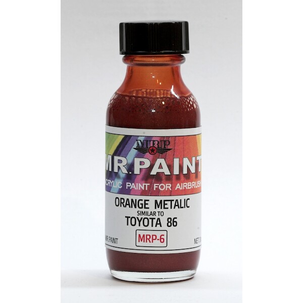 Orange metalic for Toyota GT86 (30ml Bottle) MRP-006