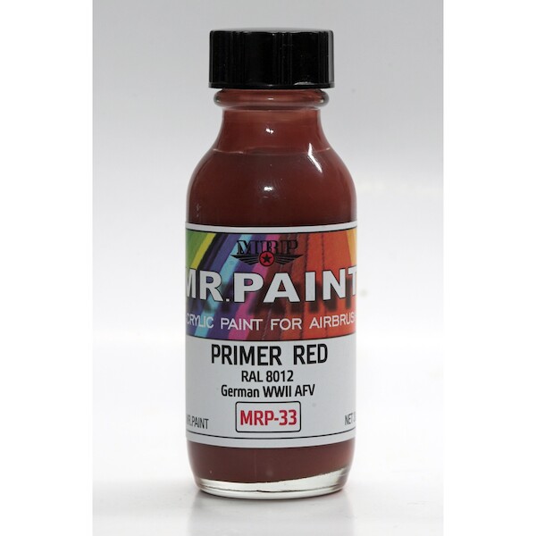 Primer Red RAL8012 for German WWII AVF's (30ml Bottle)  MRP-033