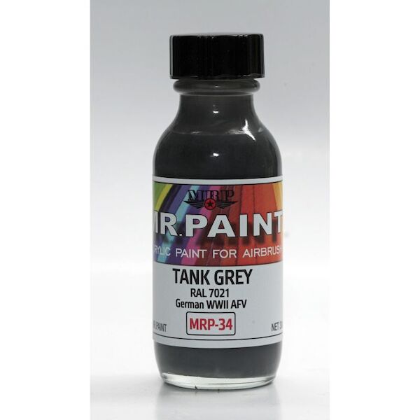 Tank Grey RAL7021 for German WWII AVF's (30ml Bottle) MRP-034